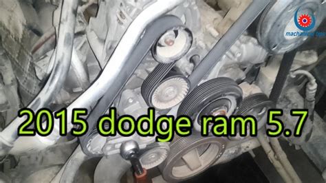 serpentine belt dodge ram 1500|ram 1500 serpentine belt install.